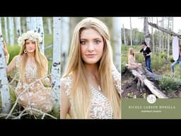 Natural Light Photoshoot | Behind the Scenes | in Park City, Utah