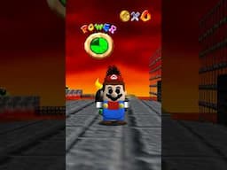 LEGO MARIO burns his Butt in SM64  #supermario #nintendo #mario #shorts #sm64 #funny #lego