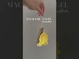 New Tutorial is already online✨ @GreysMade #macrameangel #macrametutorial #diyangel #makrameeengel