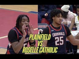 "OVER-RATED!!" PLAINFIELD VS ROSELLE CATHOLIC GETS ACTIVE! MICAH GORDON, NAJAI HINDS, TREVON LEWIS