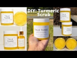 DIY Turmeric Scrub for Radiant and Glowing Skin | How to Fade Dark Spots!