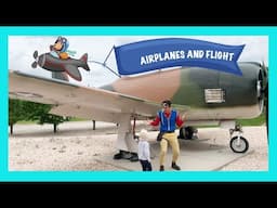 Airplanes and Helicopters for Kids! | Kit Explores HILL AIR MUSEUM