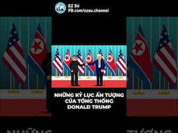 Những kỷ lục ấn tượng của Tổng thống Donald Trump - EZ Sử #shorts