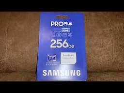 Samsung Pro Plus SD Card 256GB Review Test