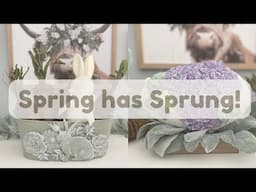 SPRING HAS SPRUNG DIY'S! Prima Moulds/Dollar Store Blanks