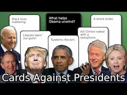 Presidents play Cards Against Humanity with the Clintons