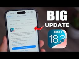 iOS 18.3 Beta 3 is OUT - Here's Everything NEW?