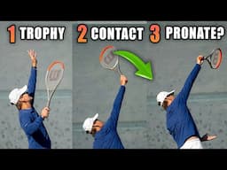 Should You PRONATE On Your Slice Serve? | Tennis Serve Lesson