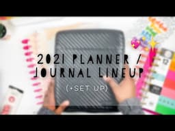 2021 Planner + Journal Line Up & Setup|| Jazzuptheplan