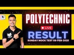 Polytechnic Entrance Exam Mock Test : 09 February 2025 Super Sunday Mock Test by #racevaacademy