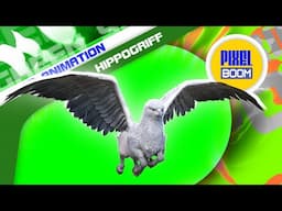 Green Screen Hippogriff Mythological Creature 3D Animation PixelBoom