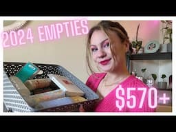 2024 Beauty Empties | MOST EMPTIES YET