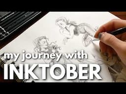 3 things I learned from INKTOBER + cozy figure drawing session