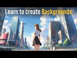 How to easily make Backgrounds for Animation | Beginners tutorial