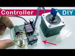 Stepper Motor Controller Without Arduino or Microcontrollers | Simple DIY