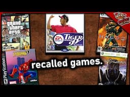 games recalled for crazy reasons...