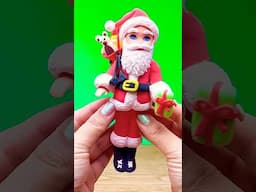 DIY: How to make Santa Claus with polymer clay | Christmas Special Craft | Christmas decoration idea