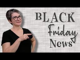 Machine Embroidery News VLOG November 2024 - Black Friday, Riley Blake, and new project series