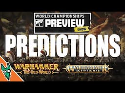 PREDICTIONS: Feathered caps & Greenskins | Warhammer Preview: World Championships #RumourWang