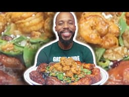 VLOGMAS DAY 2 WE'RE BACK | SMOKED BBQ N HONEY HOT WINGS N GIANT SHRIMP SALAD MUKBANG 먹방 EATING SHOW