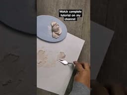 Diy Sculpture Painting Paste Recipe. #sculpturepainting #tutorial #viral #shorts