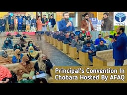 Principal's Convention Conducted By AFAQ At Bismillah Marriage Hall Chobara