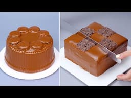 🍫🍫So Sweet Melted Chocolate Cake Decorating Hacks | So Easy Cake Decorating You Can Make At Home