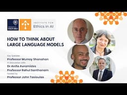 Ethics in AI Colloquium - 'How to Think About Large Language Models'