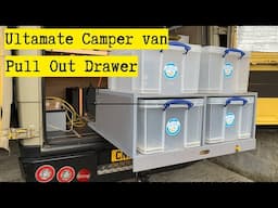 How To Build A Massive Storage Drawer For Your Camper Van!