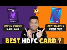 HDFC Tata Neu Plus Vs HDFC Tata Neu Infinity Credit Card | tata neu infinity vs tata neu plus