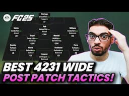 THE BEST META 4231 WIDE FORMATION AND CUSTOM TACTICS | FC 25 ULTIMATE TEAM