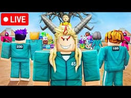 🔴LIVE | playing SQUID GAME on ROBLOX..... WHAT!