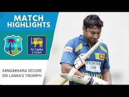 Sri Lanka vs West Indies | Sangakkara Secure Sri Lanka's Triumph | Simmons & Bravo Revive Hopes