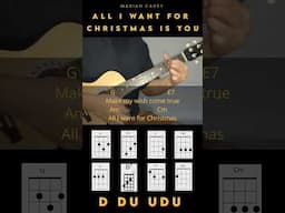 All I Want For Christmas Is You - Mariah Carey // Ukulele Tutorial