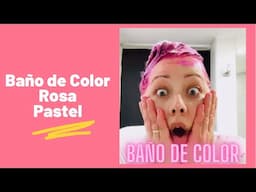 Me pinté el pelo Rosa - baño de color rosa  - Matizante Palo de Rosa Naissant - pelo rosado