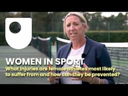 What injuries are female athletes most likely to suffer from and how can they be prevented?