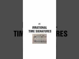 Irrational time signatures - Cool things you can do with rhythm #1