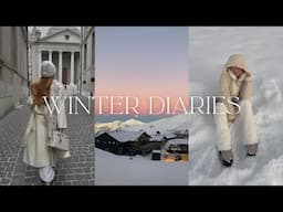 Winter Diaries ☃️ ❄️ A Winter Wonderland Trip To Geneva & Megève  *Skiing, Amazing Food & Outfits*