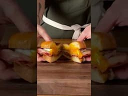 Breakfast Sandwich Recipe: Fried Mortadella & Swiss Cheese