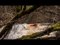 Welsh waterfall huckfest! Whitewater kayaking