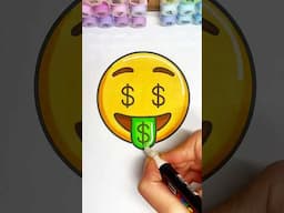 ASMR emoji colouring #relaxingcoloring #asmrsounds #coloring #art