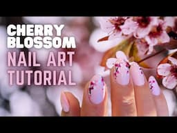 Cherry Blossom Nail Art Tutorial