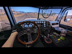 American Truck Simulator!!! 4090 RTX MOTION SIM