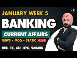 Weekly Banking Current Affairs | January 2025 Current Affairs | Week 5 | Parcham Classes