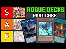 ARE ROGUE DECKS STILL PLAYABLE? | Yu-Gi-Oh! In-Depth Rogue Decks Tier List Post CRBR