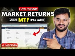 Beat the market Returns in Nifty 100 Stocks with MTF | how to use MTF on dhan #investing