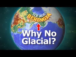 Why were no ice sheets in East Siberia and Beringia during the Ice Age?