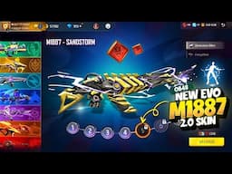 New Evo M1887 2.0 Skin Free Fire, Next Weapon Royale Ob48 | Free Fire New Event | ff new event