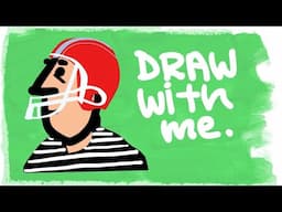 Draw with Me:  Touchdown!