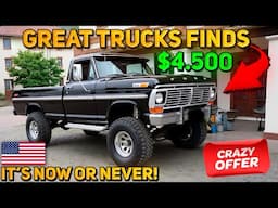 RARE ALERT! 20 Timeless Classic Trucks Under $15K That Are Pure Perfection!